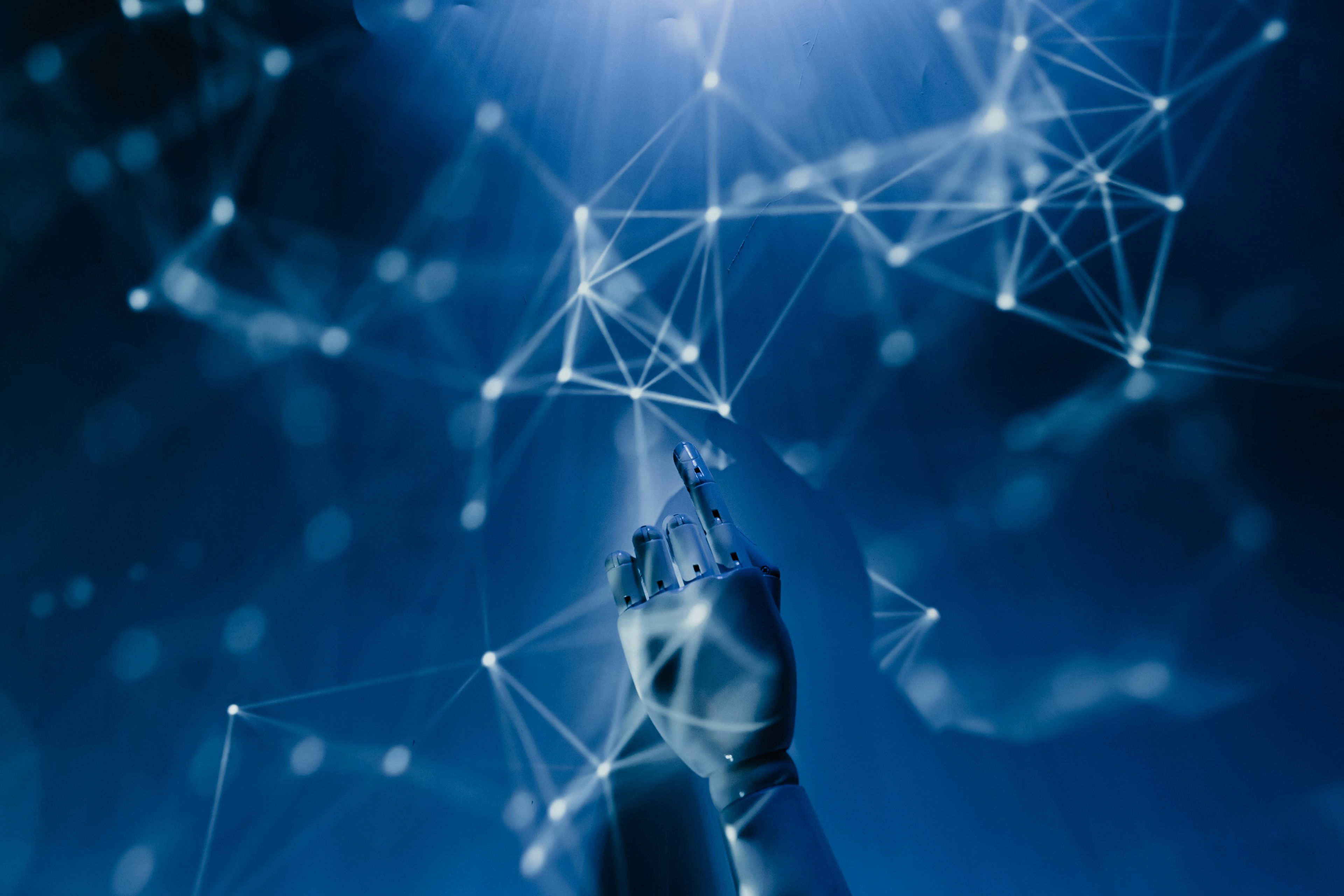 AI Automation Services Abstract Technology Background